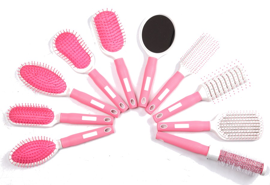 Plastic Hairbrush WDH65 - plastic hair brush
