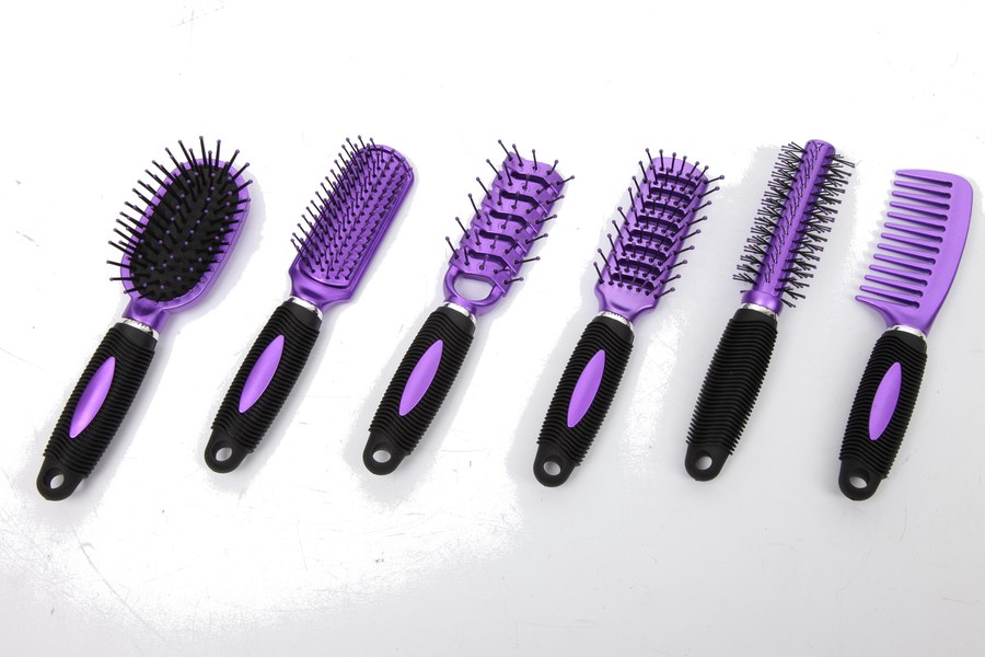 Plastic Hairbrush WDH15 WDHS15B - plastic hair brush view 2