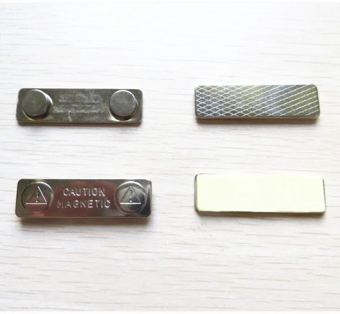 Steel badge bars — magnetic name badge magnet WD8210