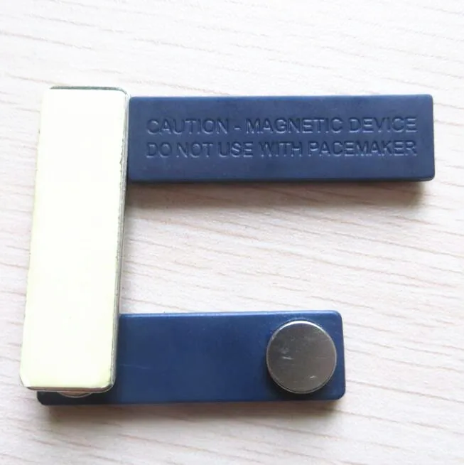 Bar badge magnet — single disc — magnetic name badge magnet WD9211